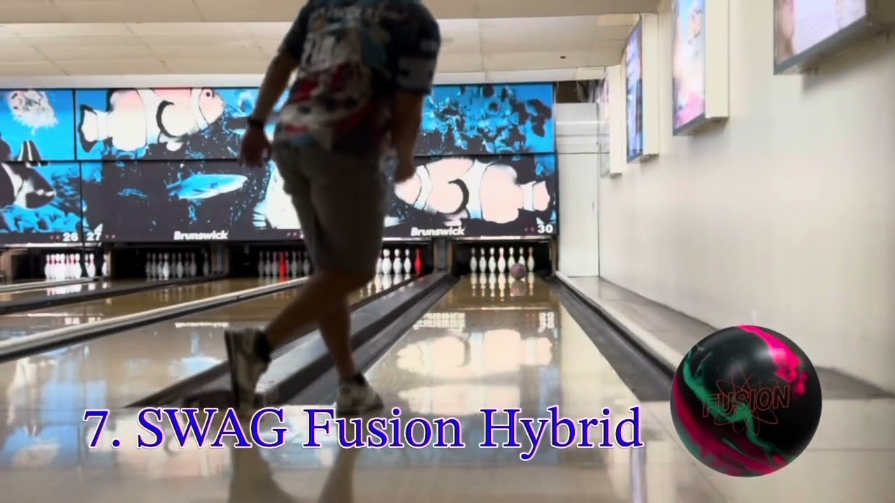 My favorite SWAG bowling balls in order 🔥