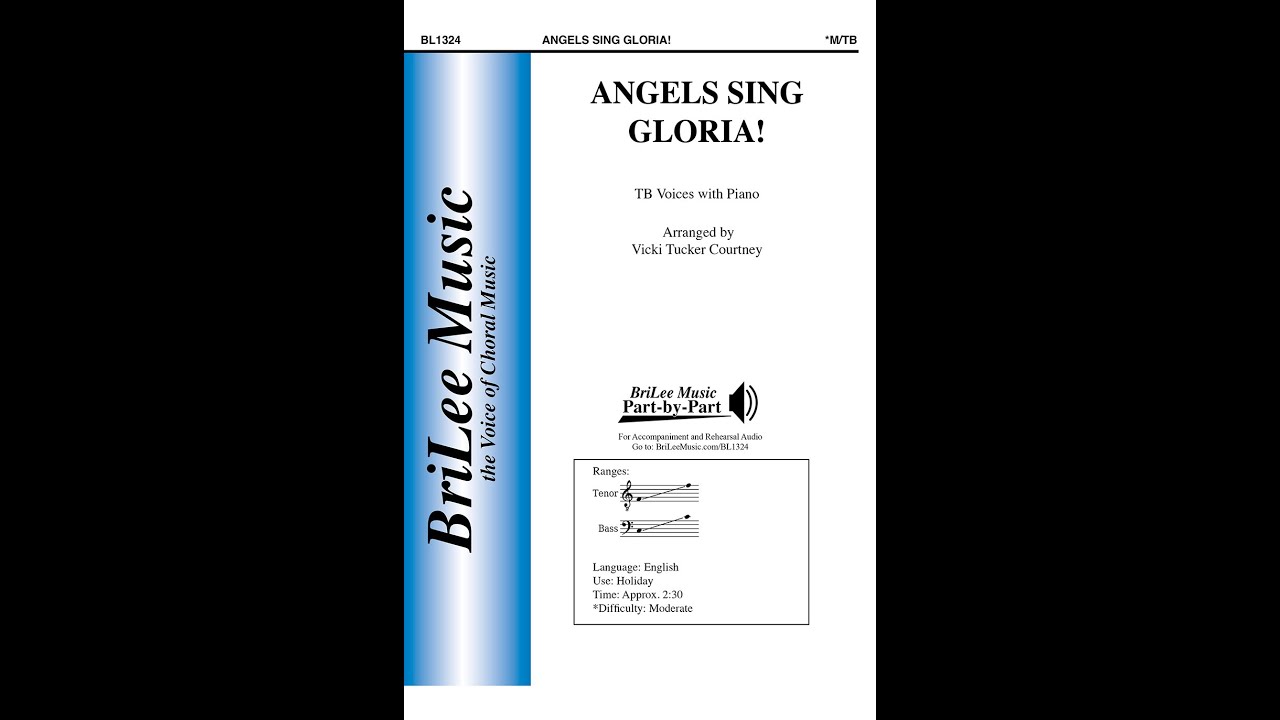 Angels Sing Gloria! (BL1324) Felix Mendelssohn arr. Vicki Tucker Courtney