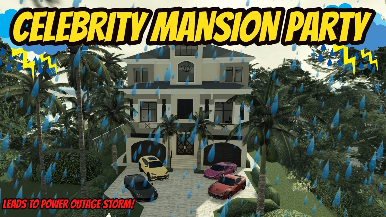 Юго-запад, Флорида, Roblox l Mansion Party, Штормовое отключение электроэнергии, Rp