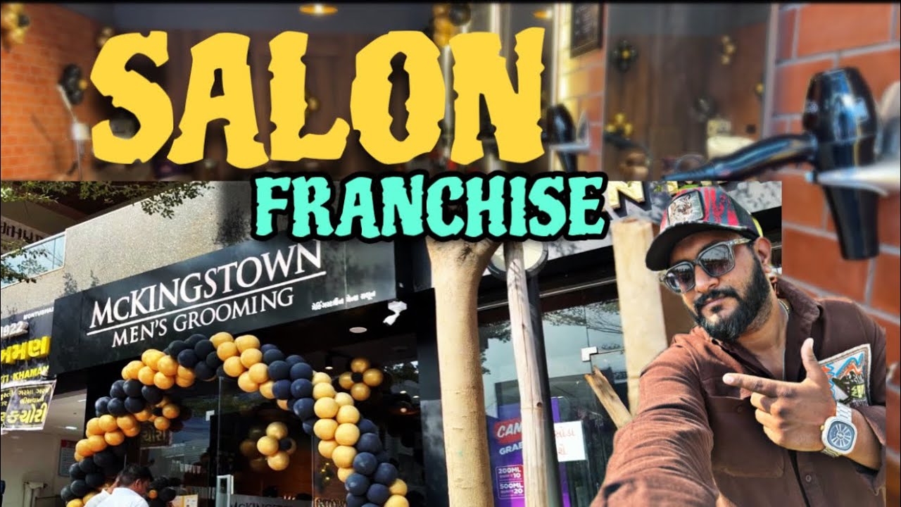 SALON FRANCHISE IN MINIMUM INVESTMENT -Mckingstown men&rsquo;s grooming | start new business #vlog  