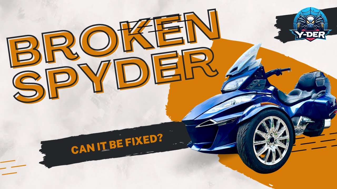 Can I Fix it Myself? - I Bought a BROKEN Can-Am Spyder RT