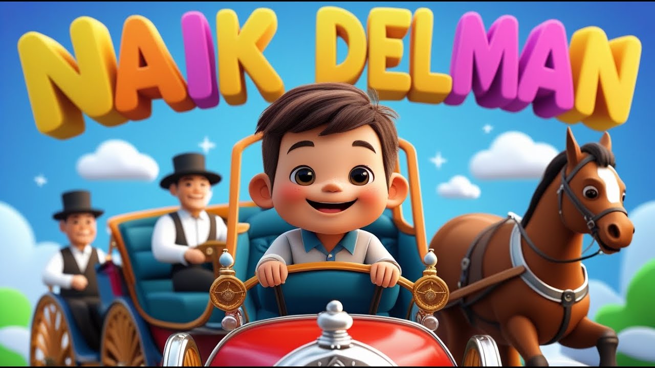 Naik Delman 🚋 ll Lagu Anak Ceria & Edukatif