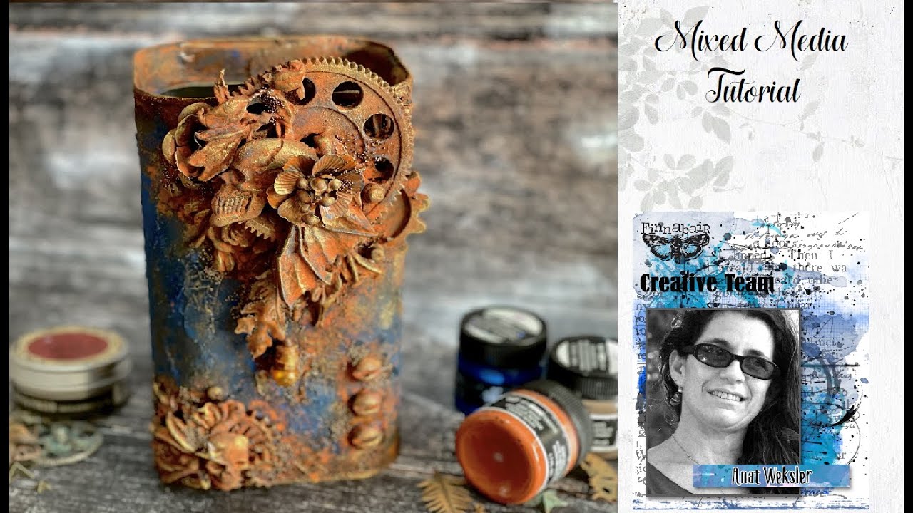 Mixed Media tutorial - Rusty Love for Finnabair