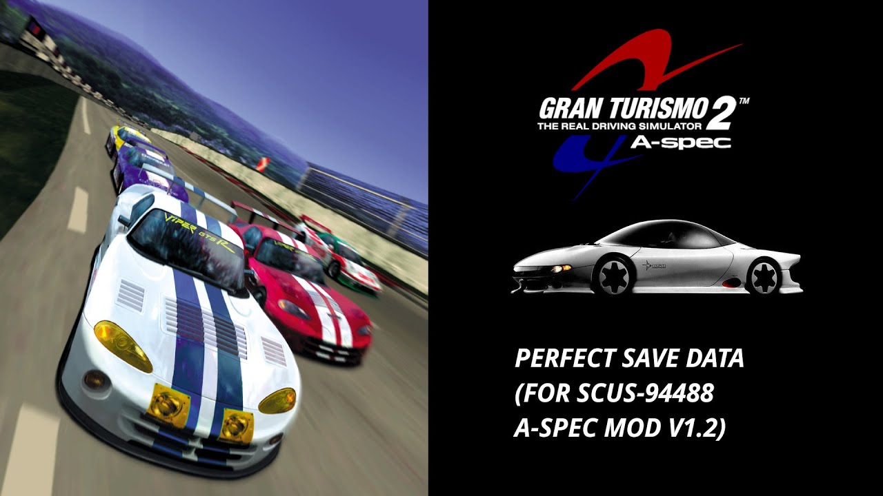 Gran Turismo 2 - A-spec Mod V1.2 Perfect Save Showcase