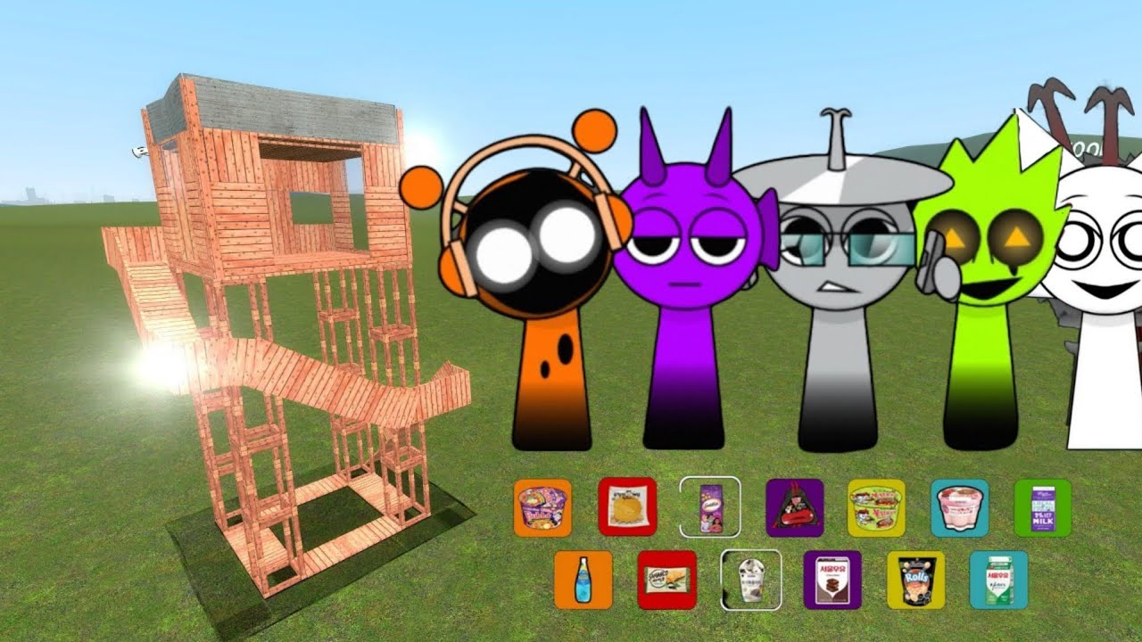 Incredibox Sprunki Want Me To Help Them Vs Towers In Garry's Mod