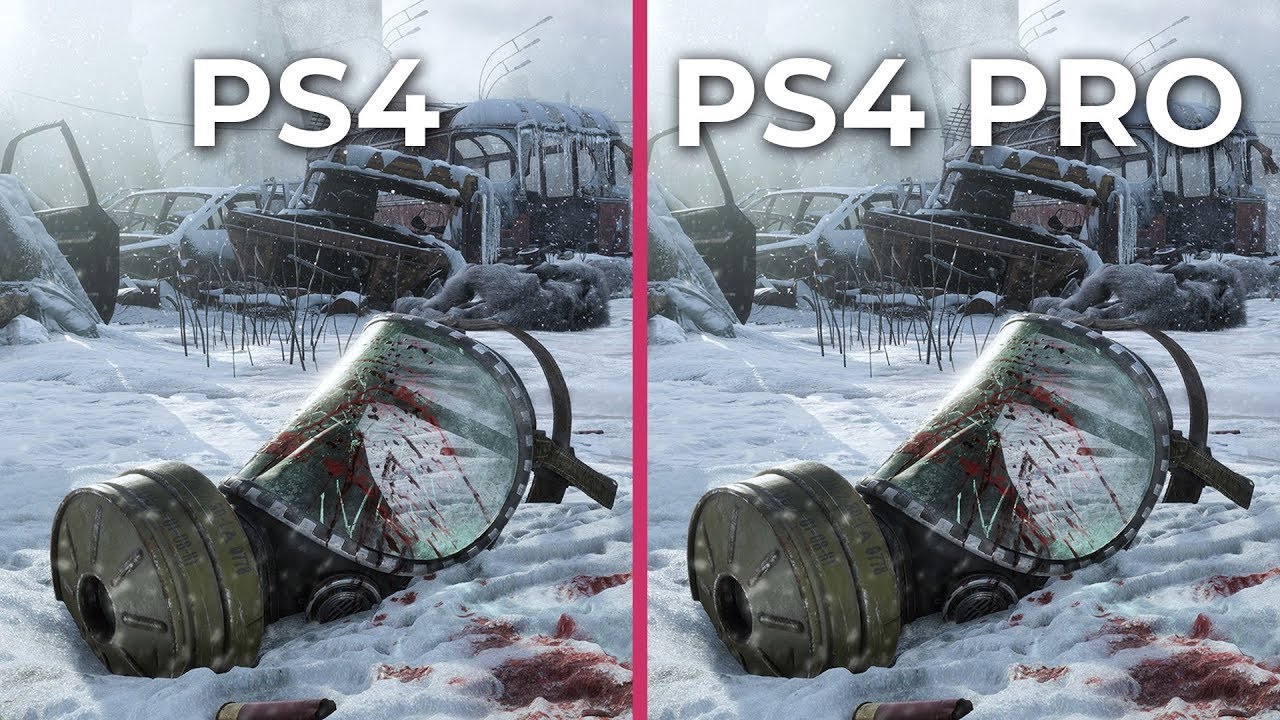 Metro Exodus &ndash; сравнение графики на PS4 и PS4 Pro