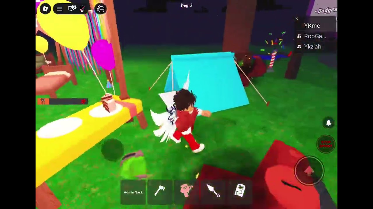 99 nights in the forest admin abuse #roblox
