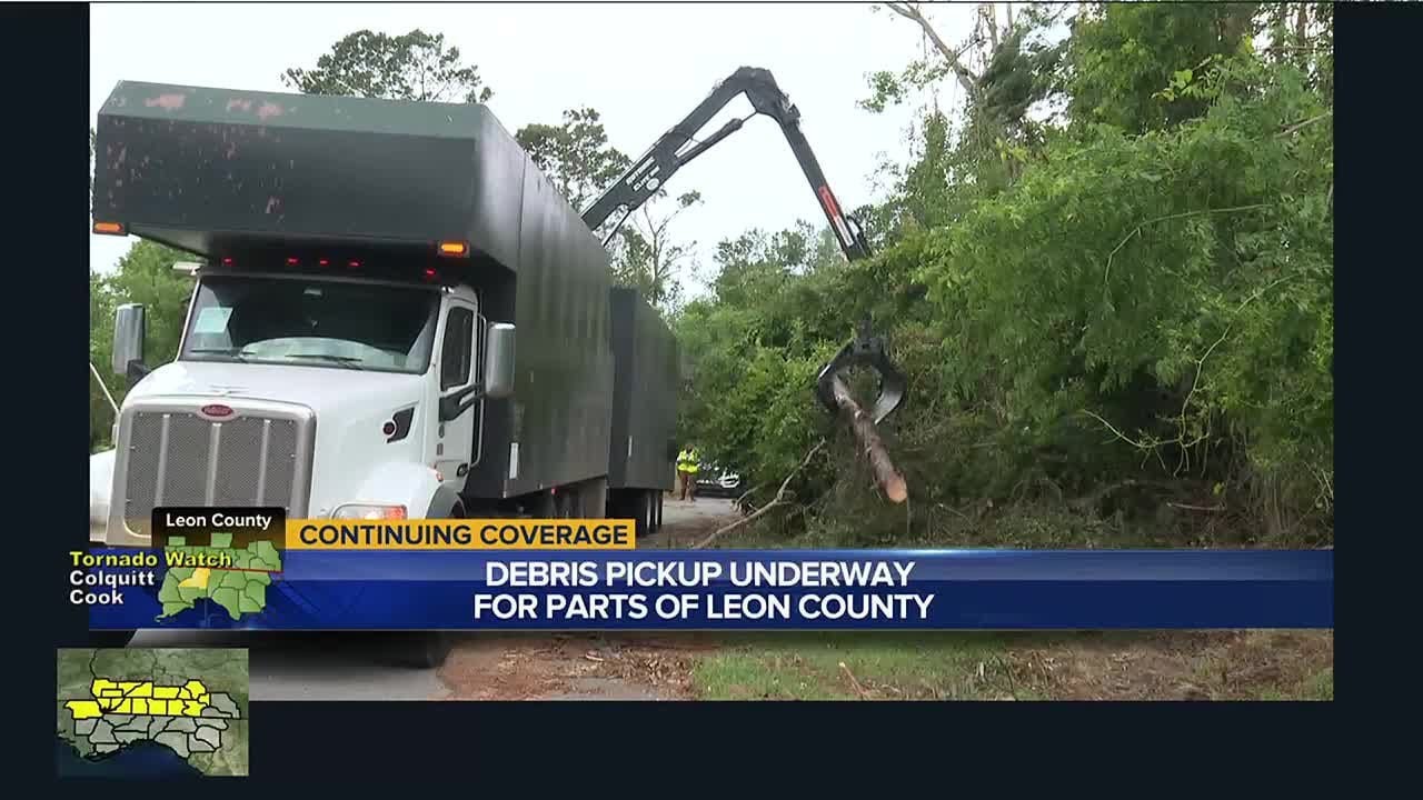 Leon County estimates storm debris cleanup could take up to a month