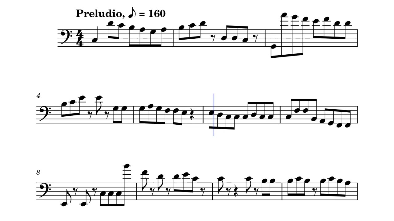Suite per Contrabbasso solo n.1 op.5 -  V. Simone