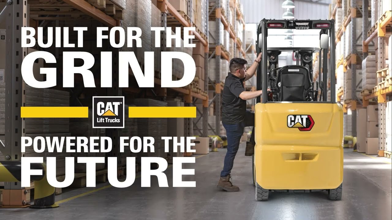 New EC20Q-EC40Q Electric Cushion Forklift Truck Series Cat® Lift Trucks