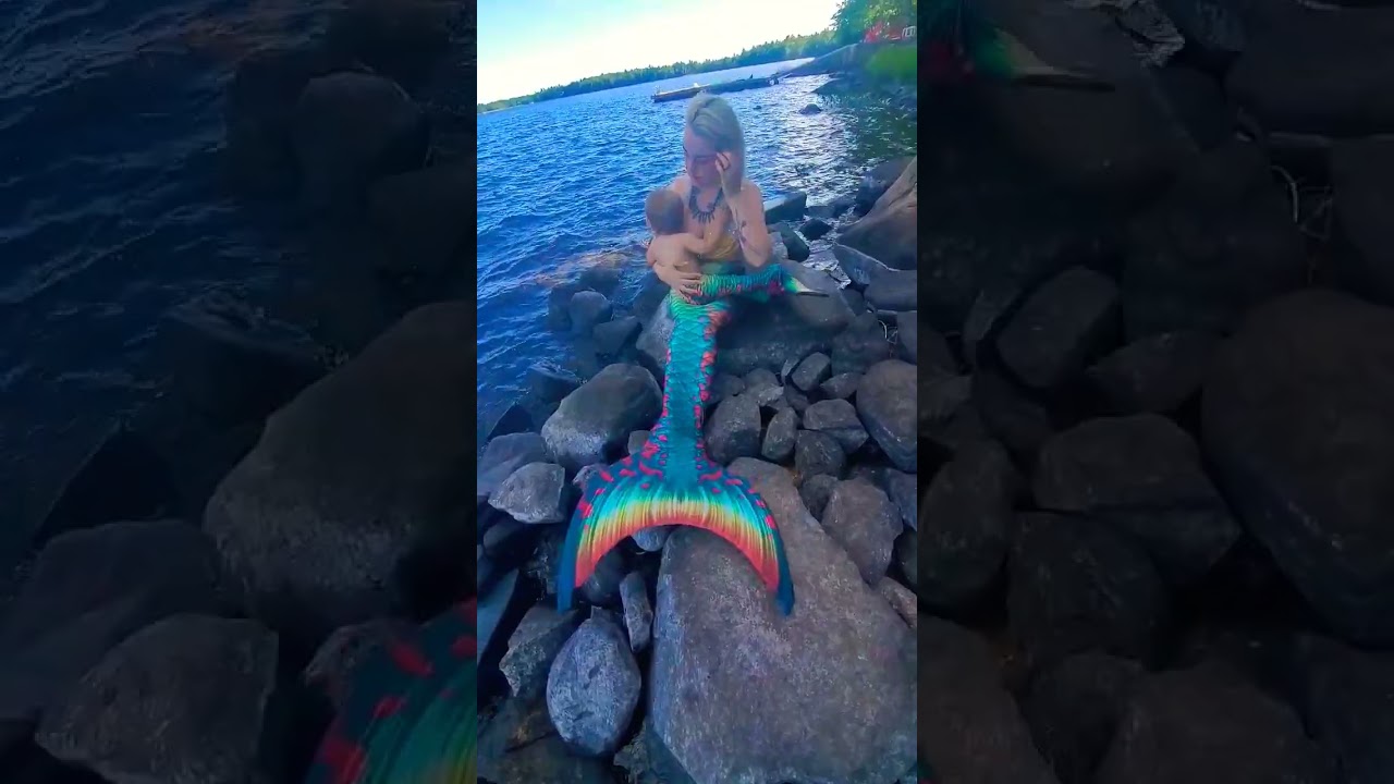 Mother Mermaid and Baby #mermaidlife #mother #mermaid #baby #parent