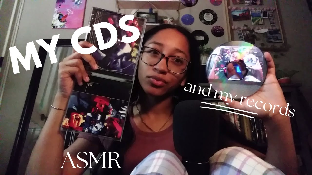 asmr my CD and record collection