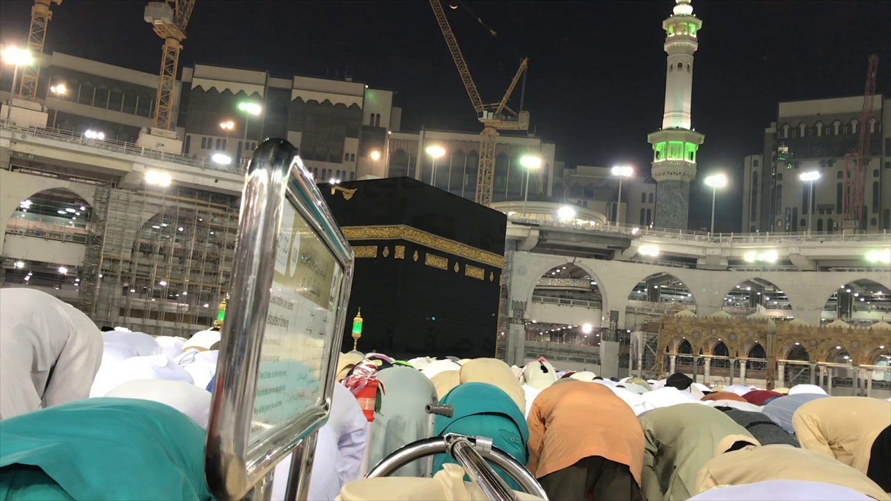فجرية #بندر_بليلة ترتيل ماتع (فسبحان الله حين تمسون) وإقامة سعيد فلاتة من جوار الكعبة