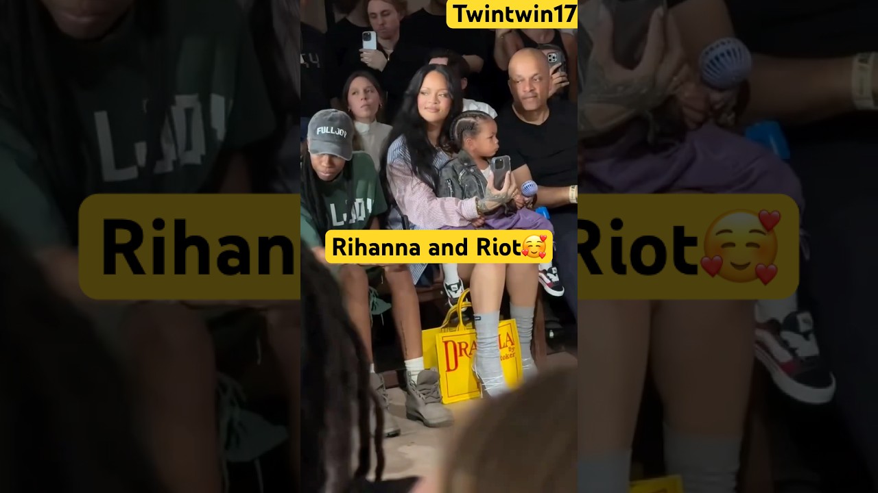 Рианна и Riot в Париже 🥰 #asaprockyrihanna #youtubeshorts #rihanna #fashion #model #модель