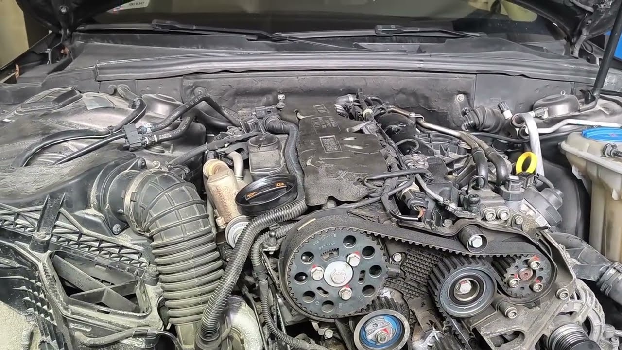 Audi 2,0 TDI gdzie jest płyn  chłodniczy  