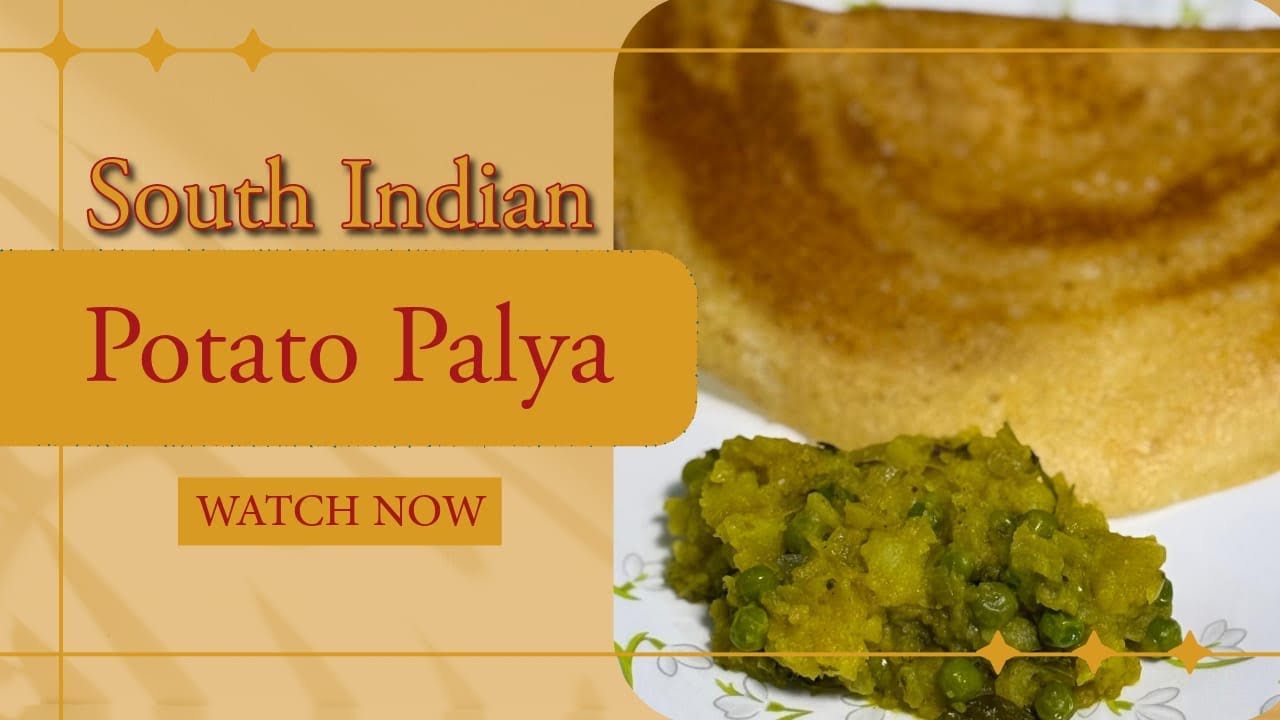Easy Aloo Palya recipe/ Potato palya recipe / Easy Palya Recipe / Aloo Masala recipe. 