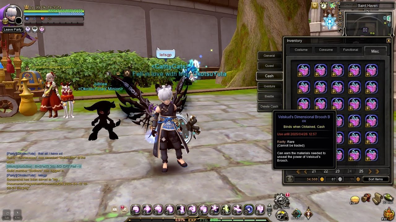 Open 101 Velskud's Dimensional Brooch Box 😐😐😐 - Dragon Nest SEA
