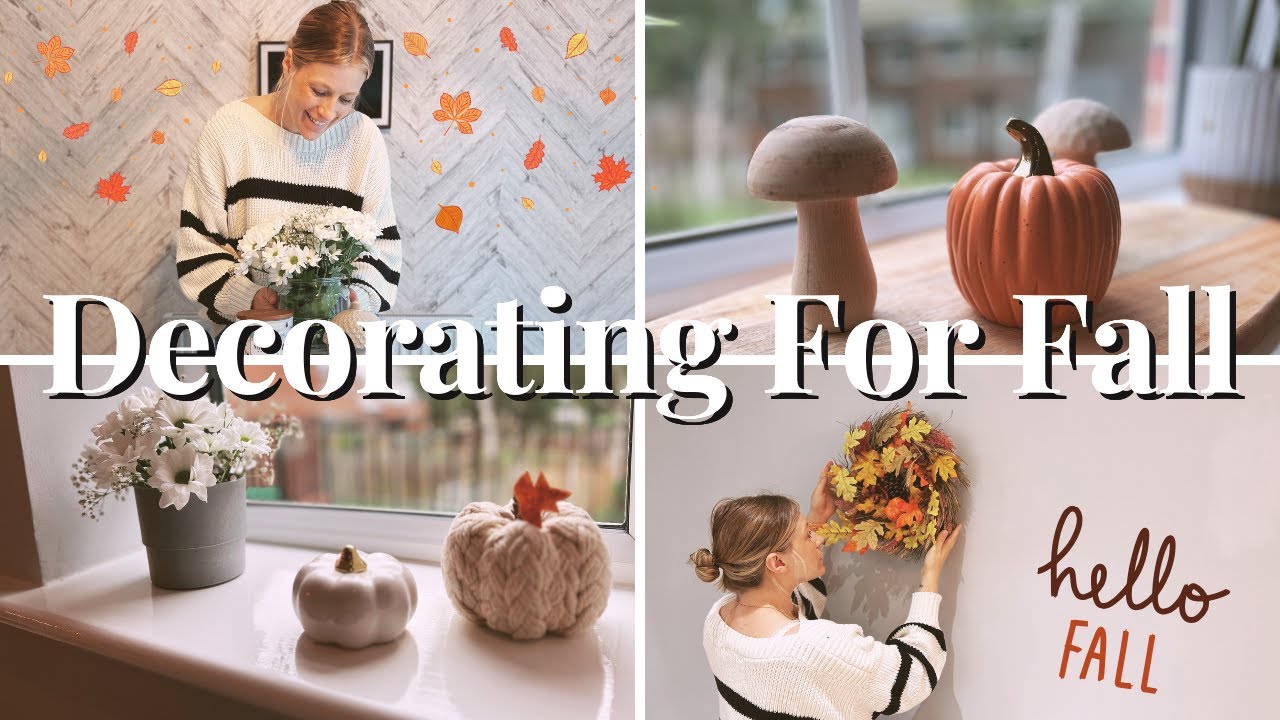 Fall Decorate With Me | Decorating My House For Autumn | Cozy Day Cleaning