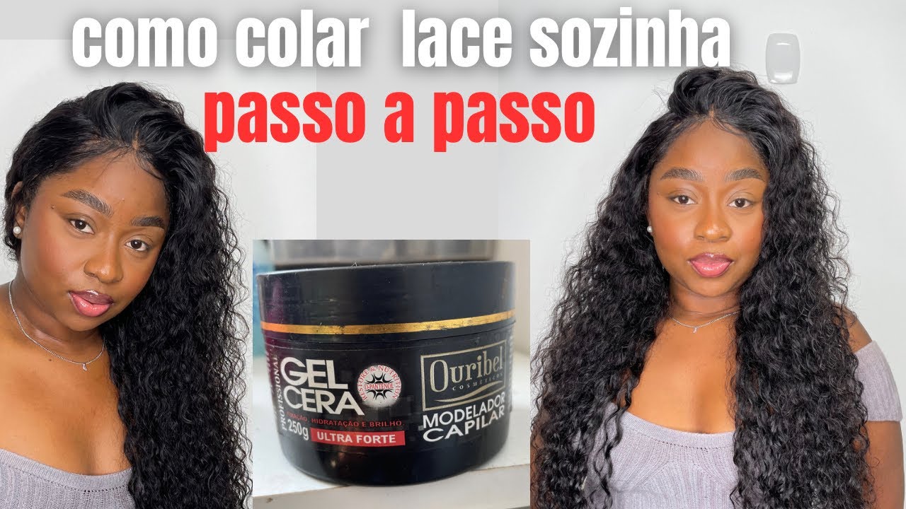 COMO COLAR LACE FRONT SOZINHA GASTANDO 9,99 PASSO A PASSO #lacefront #tutorial