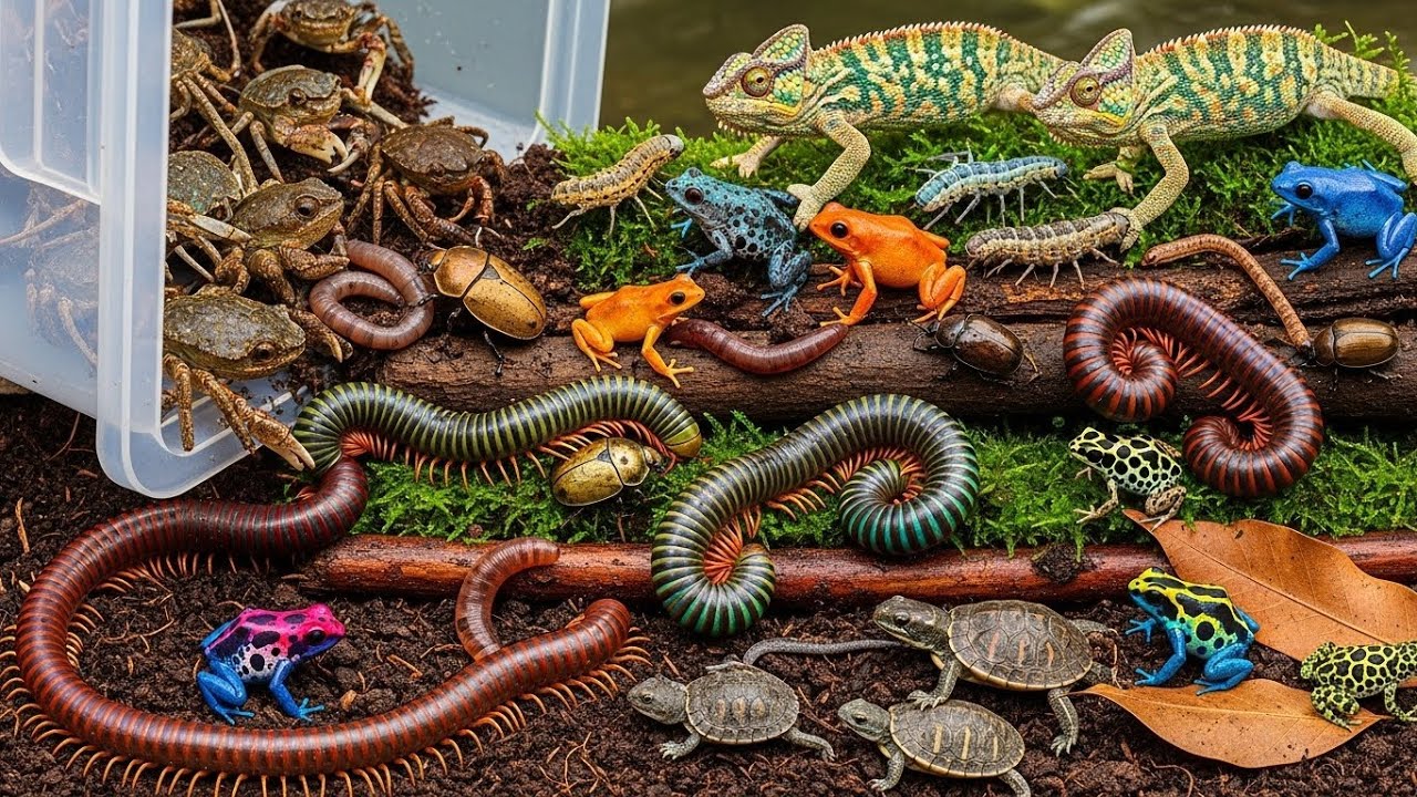 The Hidden World Beneath Forest Bark | Rare Colorful Insects in Their Natural Habitat