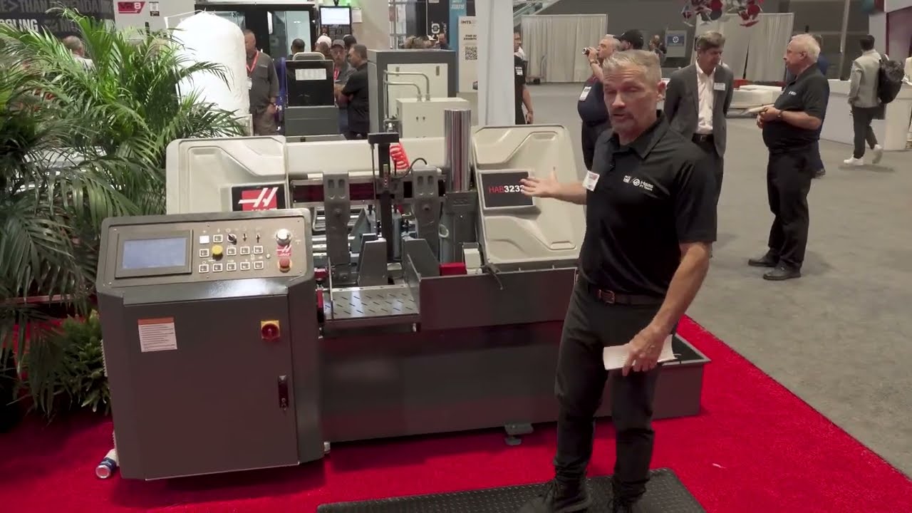 IMTS 2024 - The New Haas Bandsaw at the Haas booth - Haas Automation, Inc.