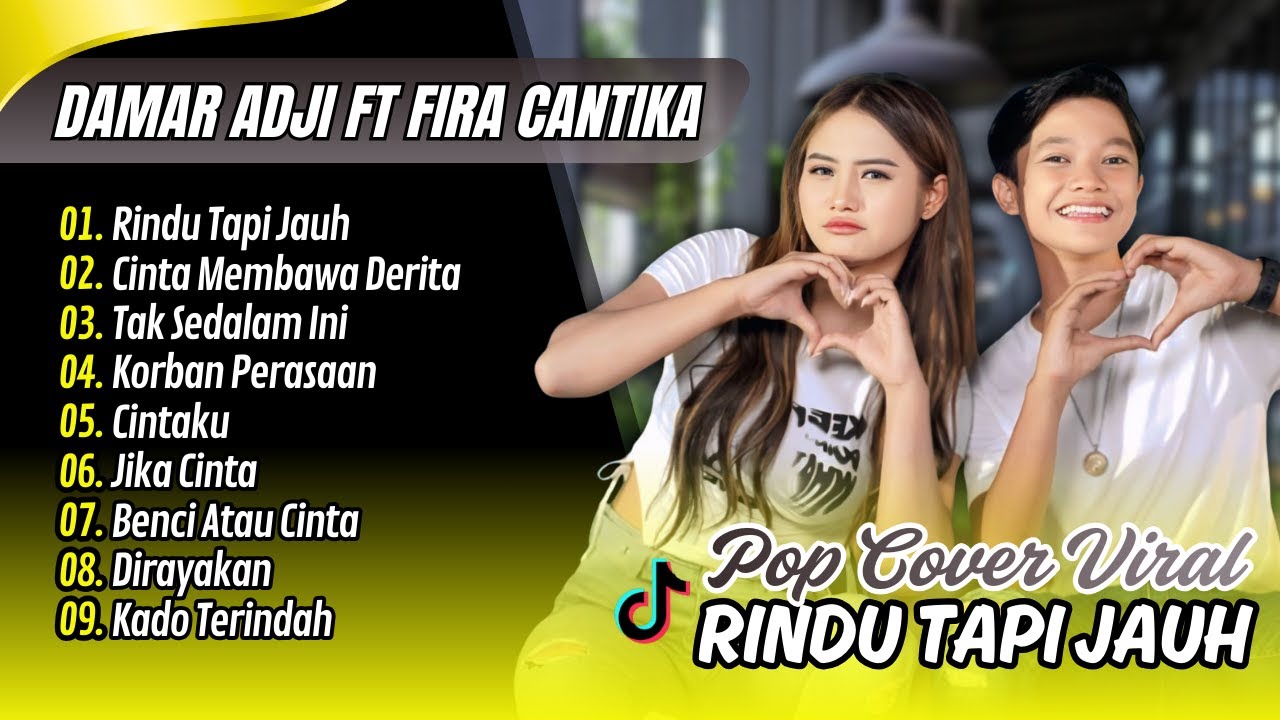 DAMAR ADJI X FIRA CANTIKA - RINDU TAPI JAUH - CINTA MEMBAWA DERITA || LAGU POP COVER SKA REGGAE 2025