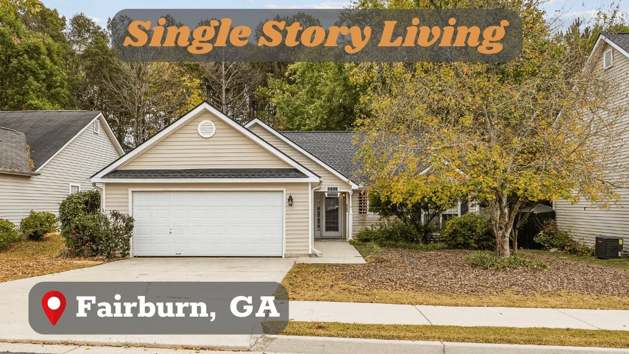 Single Story Living in Fairburn | Home for Sale