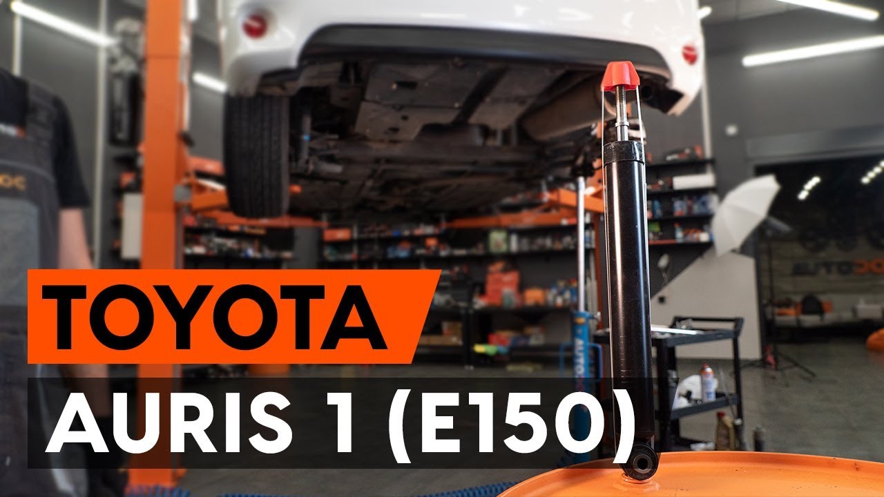 Så byter du stötdämpare bak på TOYOTA AURIS 1 (E150) [AUTODOC-LEKTION]