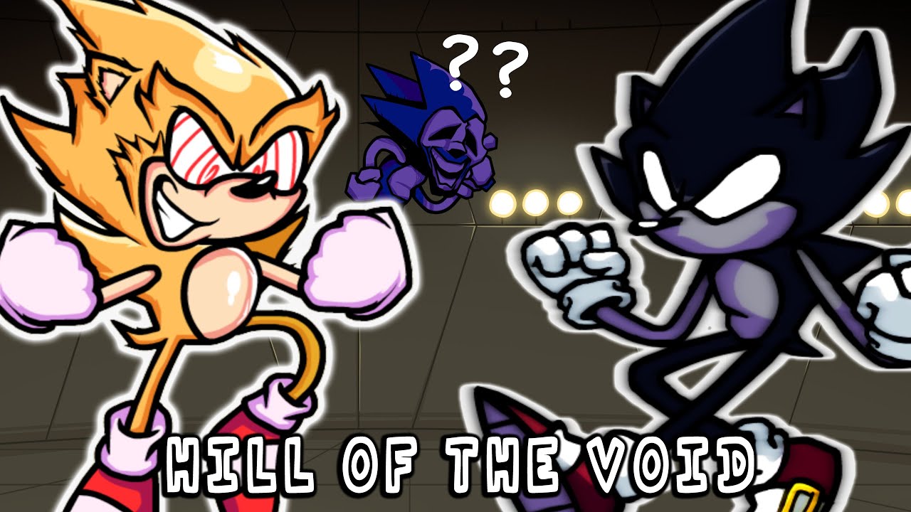 Dark Sonic Vs Fleetway Super Sonic and Majin?? (Hill of the Void) - FNF Cover
