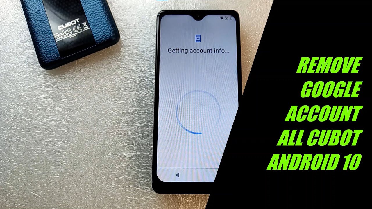 RESET GOOGLE ACCOUNT ALL CUBOT  ANDOID 10/11 ✅.
