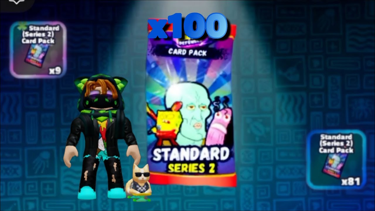 Открыл 100 новых card pack series 2 в Sponche Bob Tower Defense 