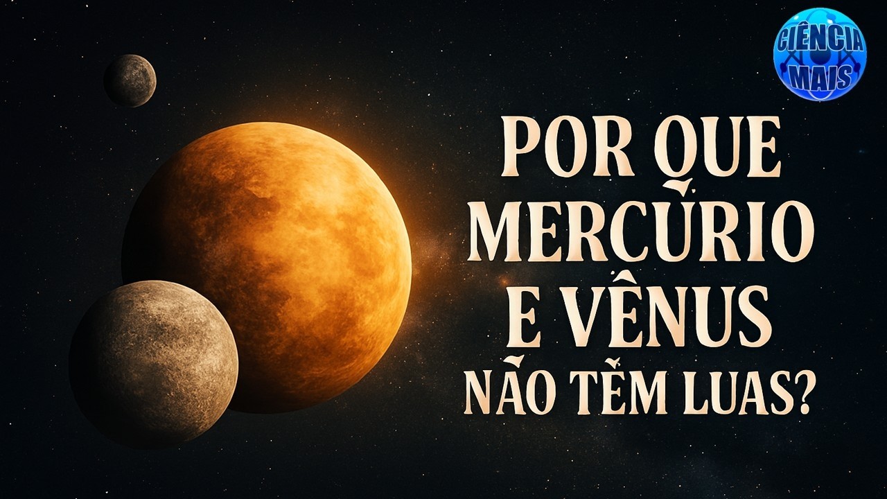 Por que Mercúrio e Vênus não têm luas