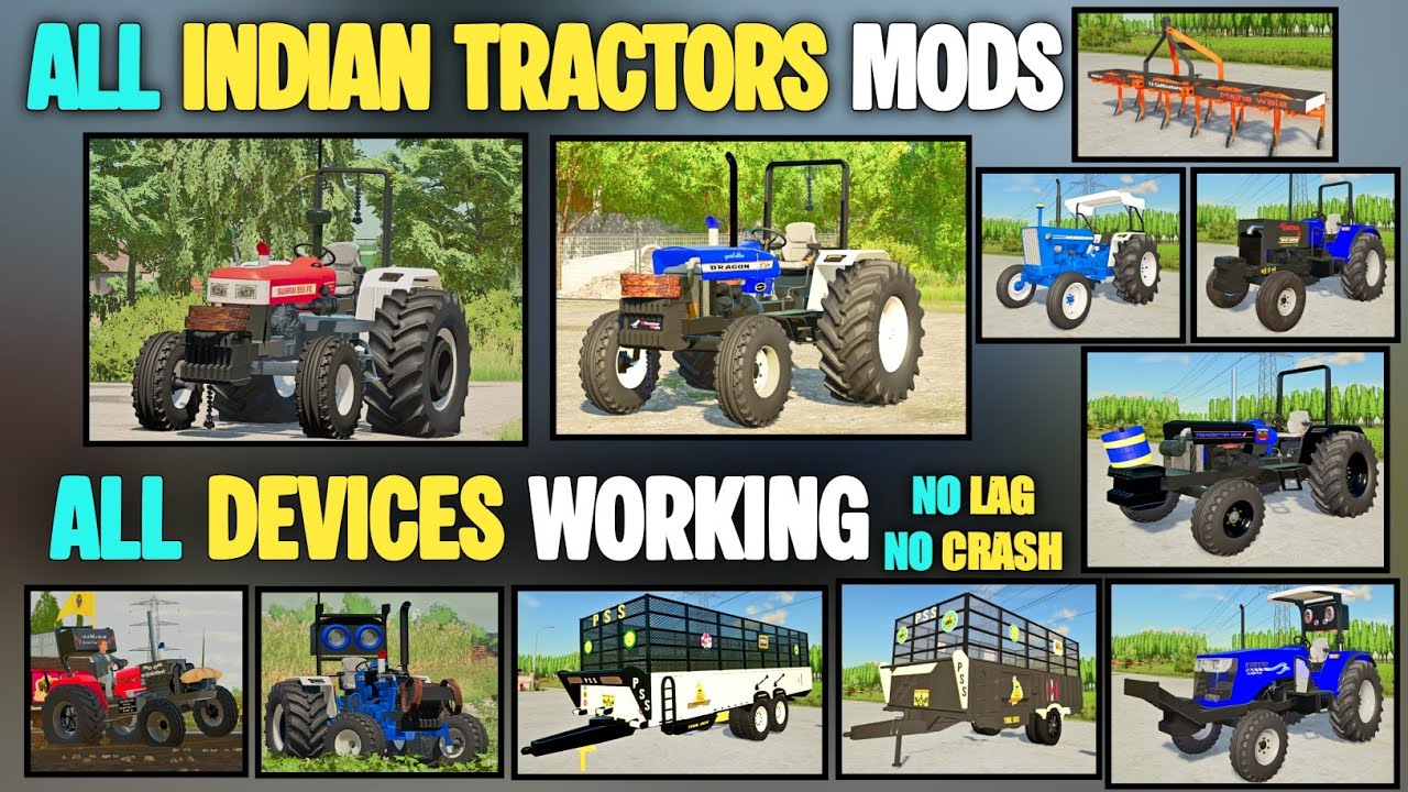Download FS Indian Tractor Mod NOW and BOOST Your Farming Experience