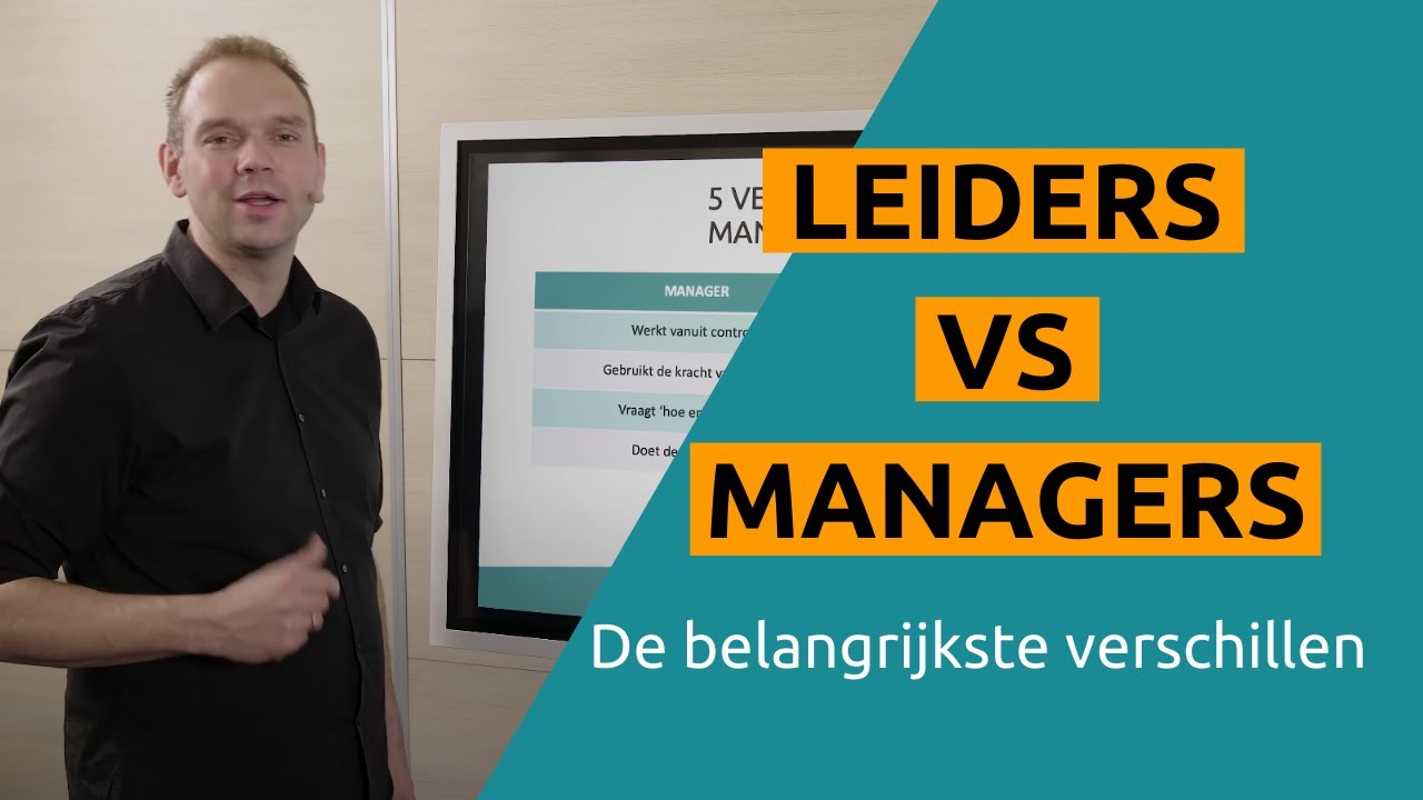 Het verschil tussen Leiders en Managers