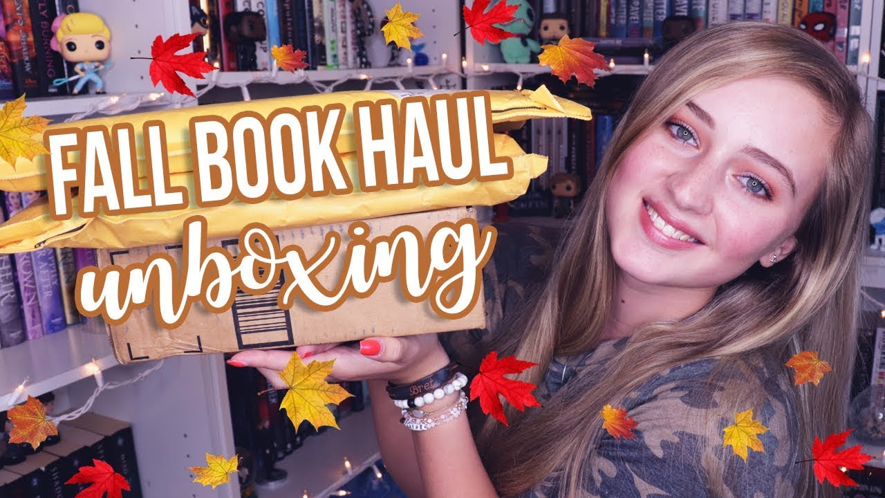 FALL BOOK HAUL UNBOXING🍂