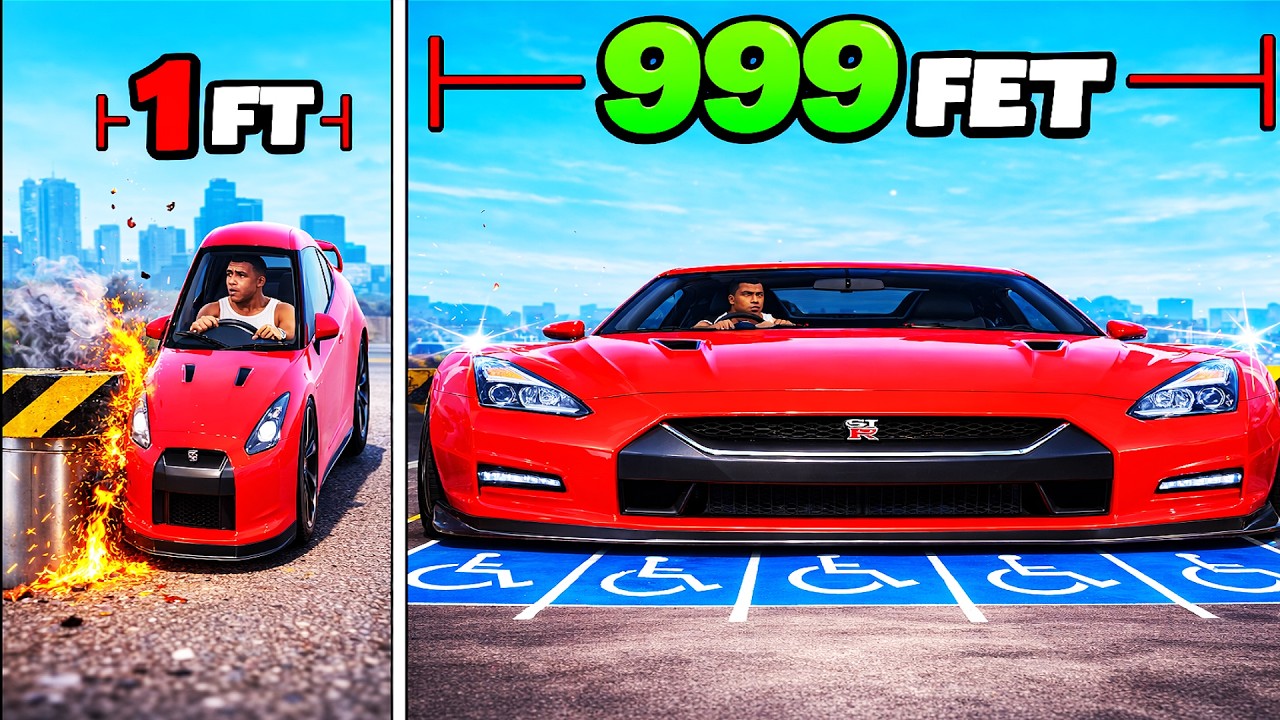 Every Time I Crash, The Car Gets Wider in GTA 5 沒撞擊一次， 車子會變得更寬大！
