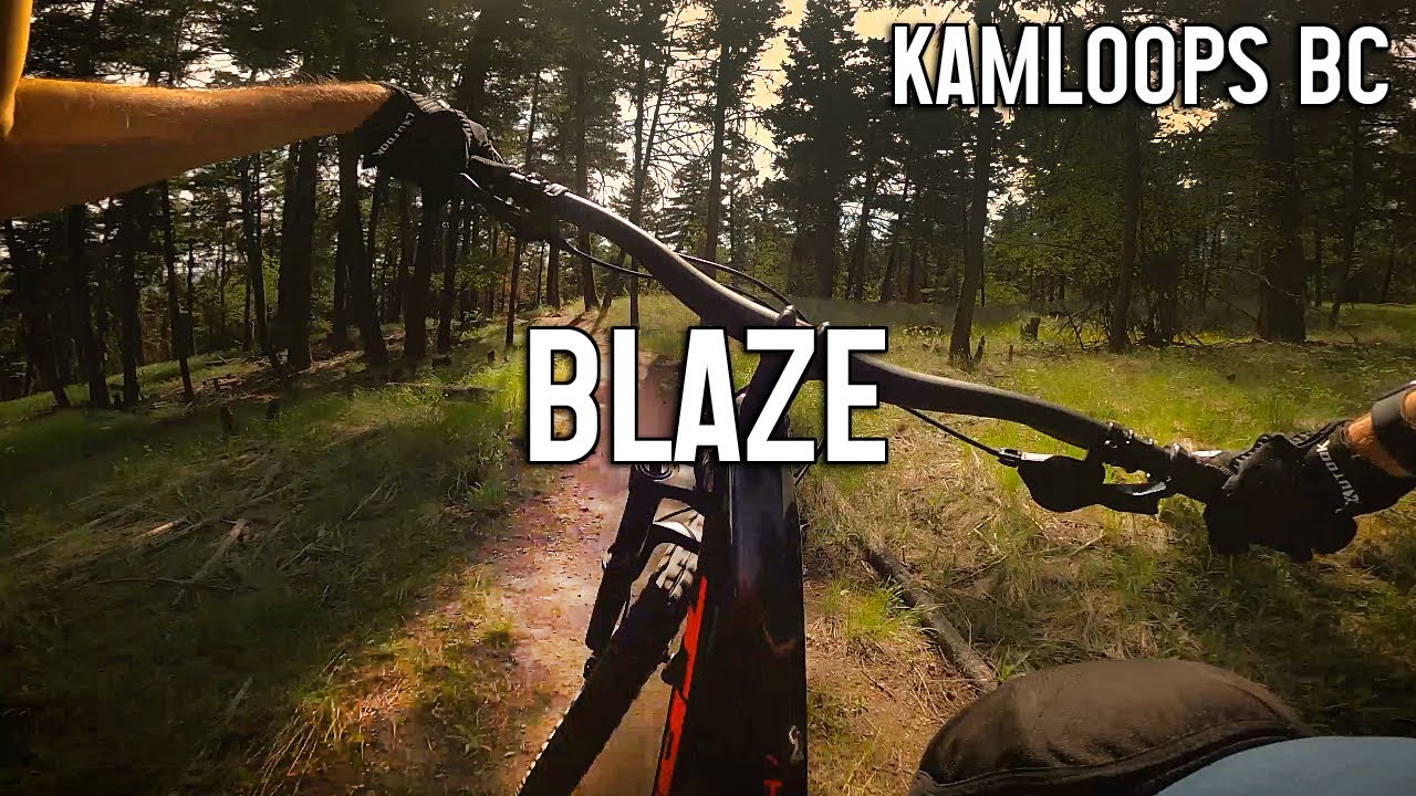 A Blaze on the Hillside - Kamloops Mountain Biking