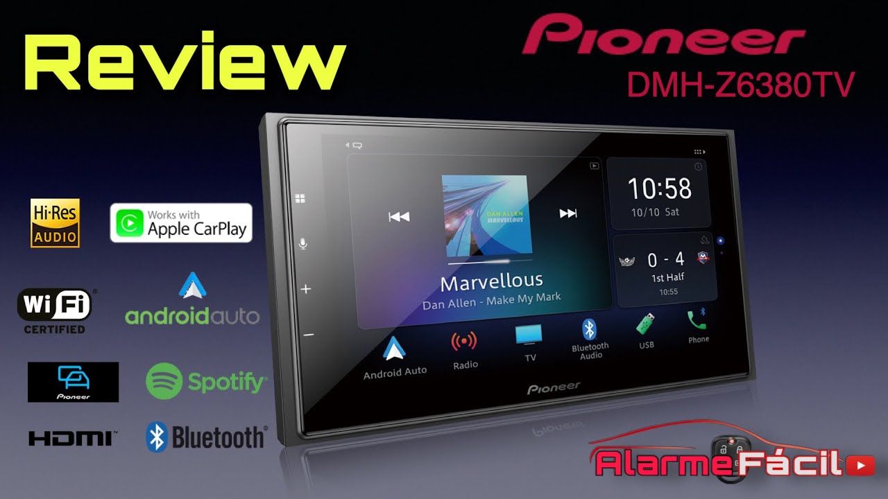 Demonstração Pioneer DMH-Z6380TV 😎
