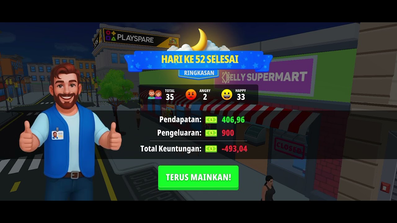 My Supermarket simulator|| #harusberanda#permainan#4upageシ 