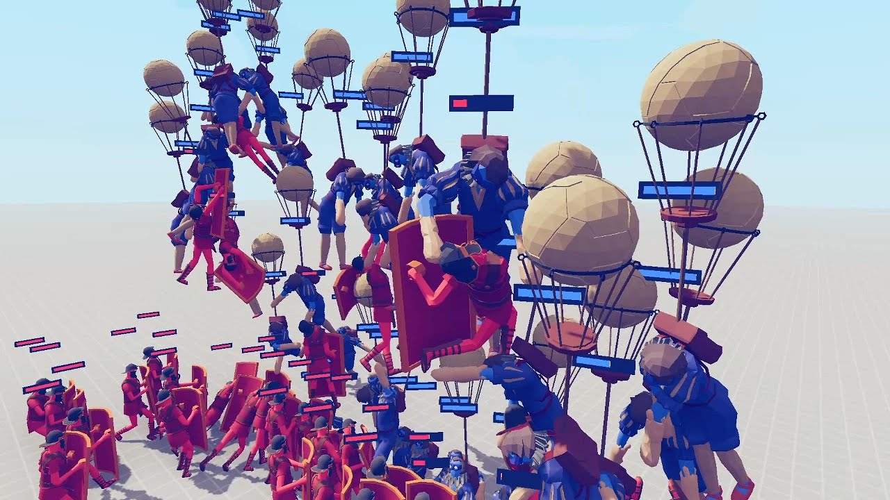 Can 50 Ballooners Defeat the Cheapest Army? | TABS Experiment