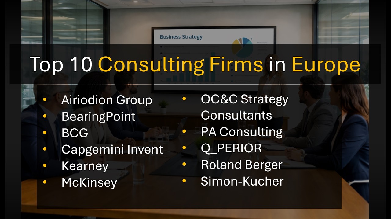 Who are the Top 10 Management Consulting Firms in Europe in 2026? (Rankings and Reviews)
