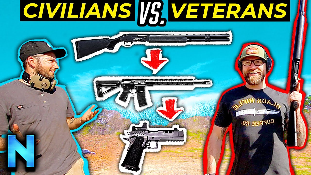 Civilians vs. Veterans: Multi-Weapon Speed Challenge
