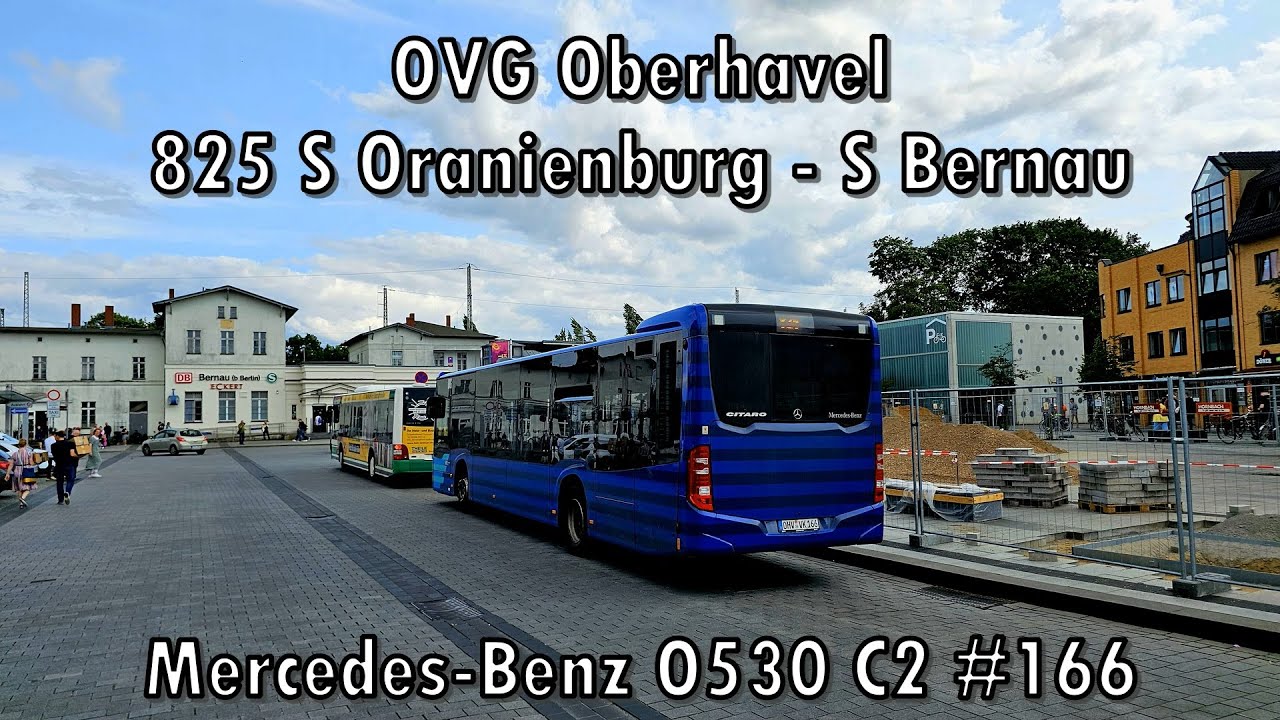 OVG Oberhavel - Linie 825, Mercedes-Benz O530 C2 #166