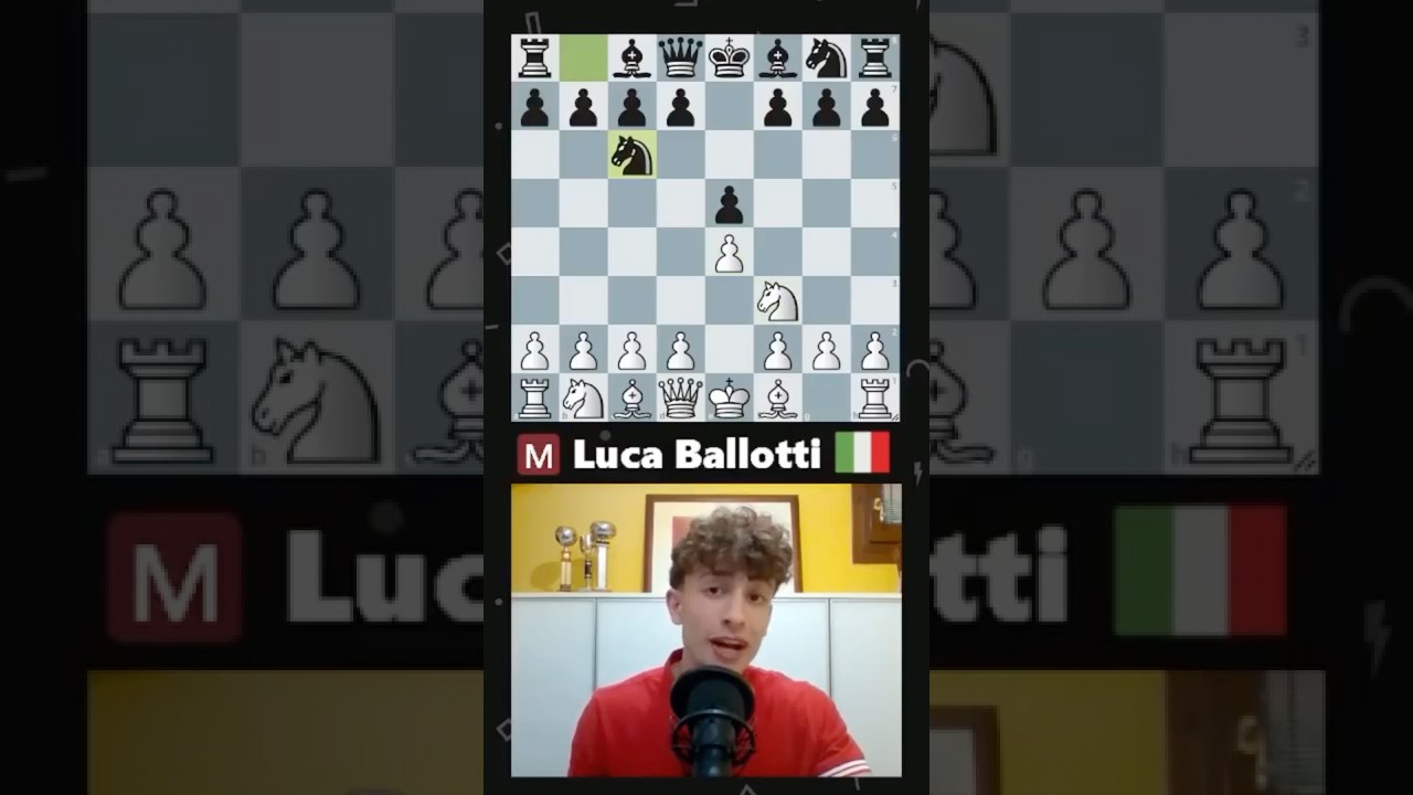 TRAPPOLA nella SCOZZESE #lucaballotti #scacchi