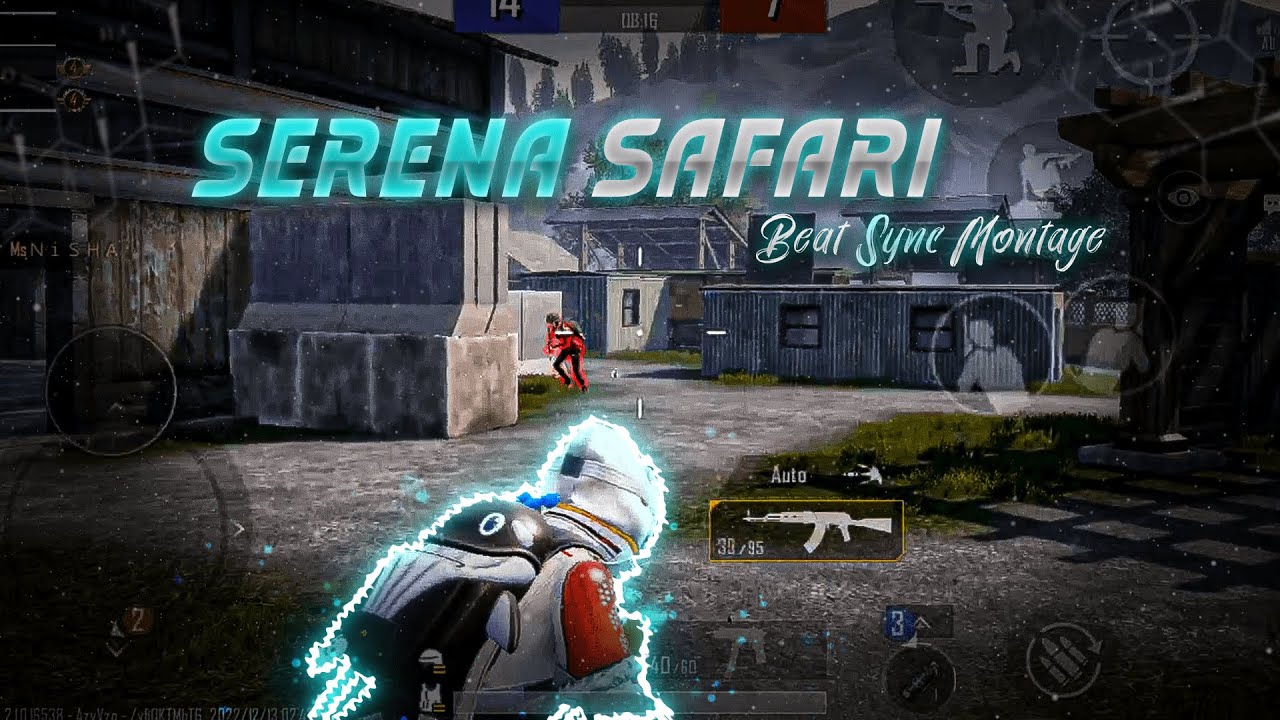 Serena Safari beat sync BGMI montage | I Am Jax