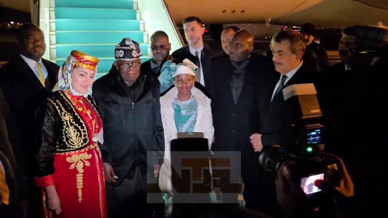 President Tinubu arrives in Ankara on a state visit to the Republic of Türkiye.