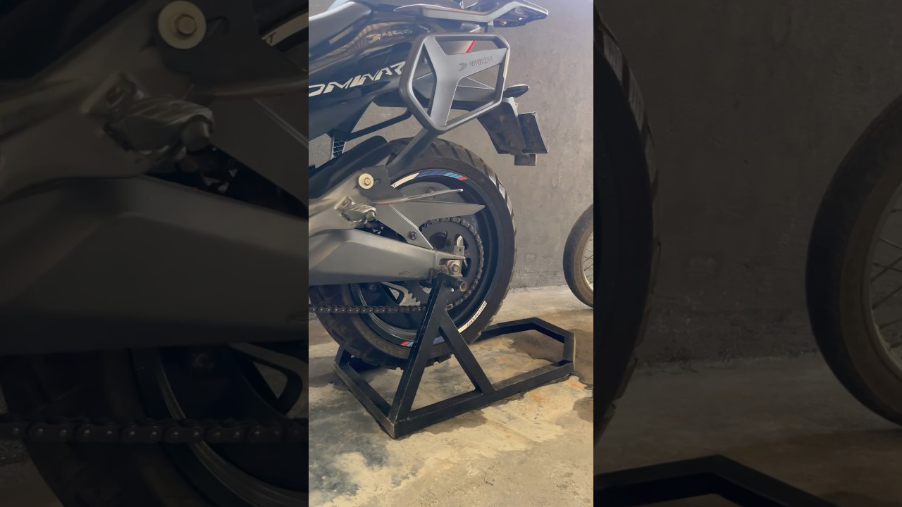 Wheel for paddock stand bike 