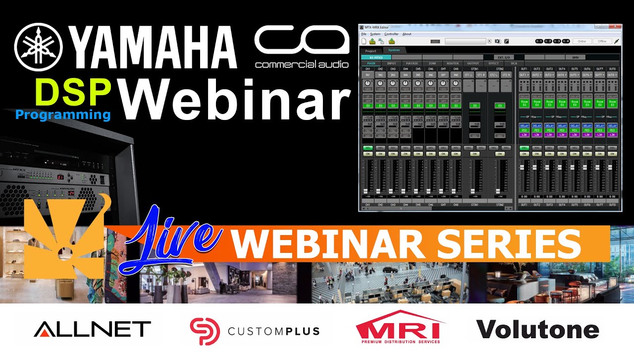 Yamaha DSP Programming Webinar