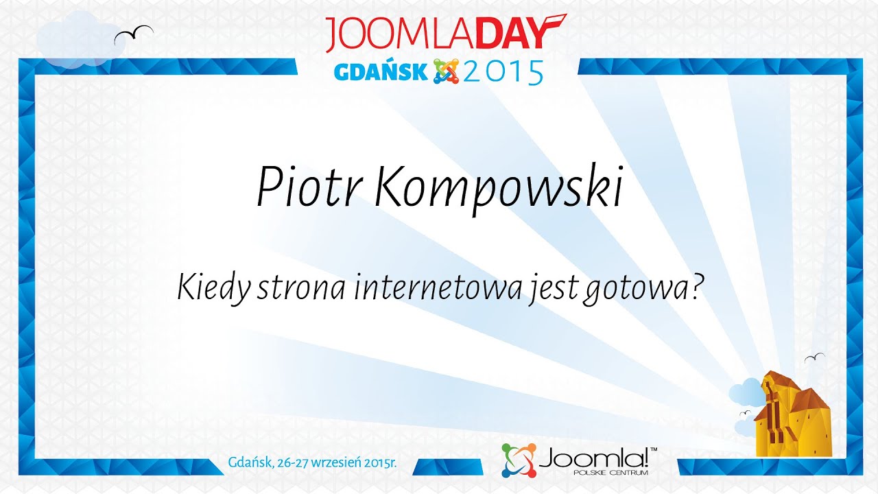 Piotr Kompowski - Kiedy strona internetowa jest gotowa?