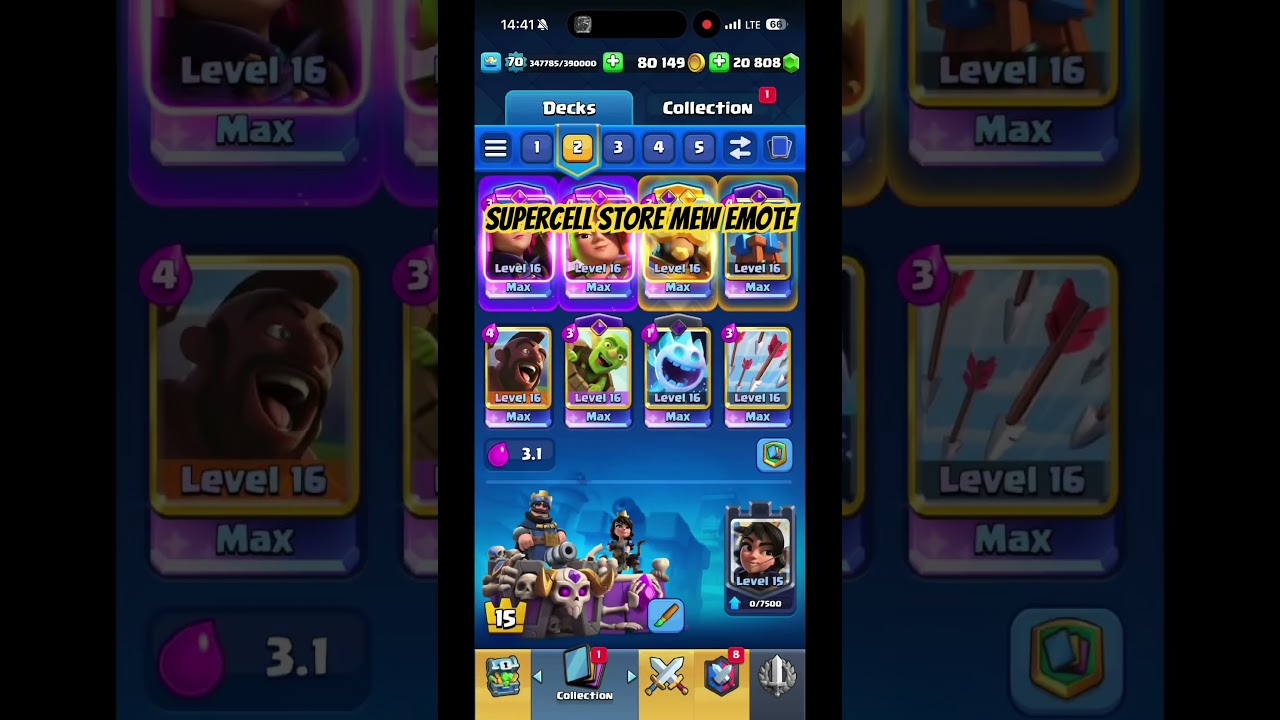 New emote is available supercellstore 